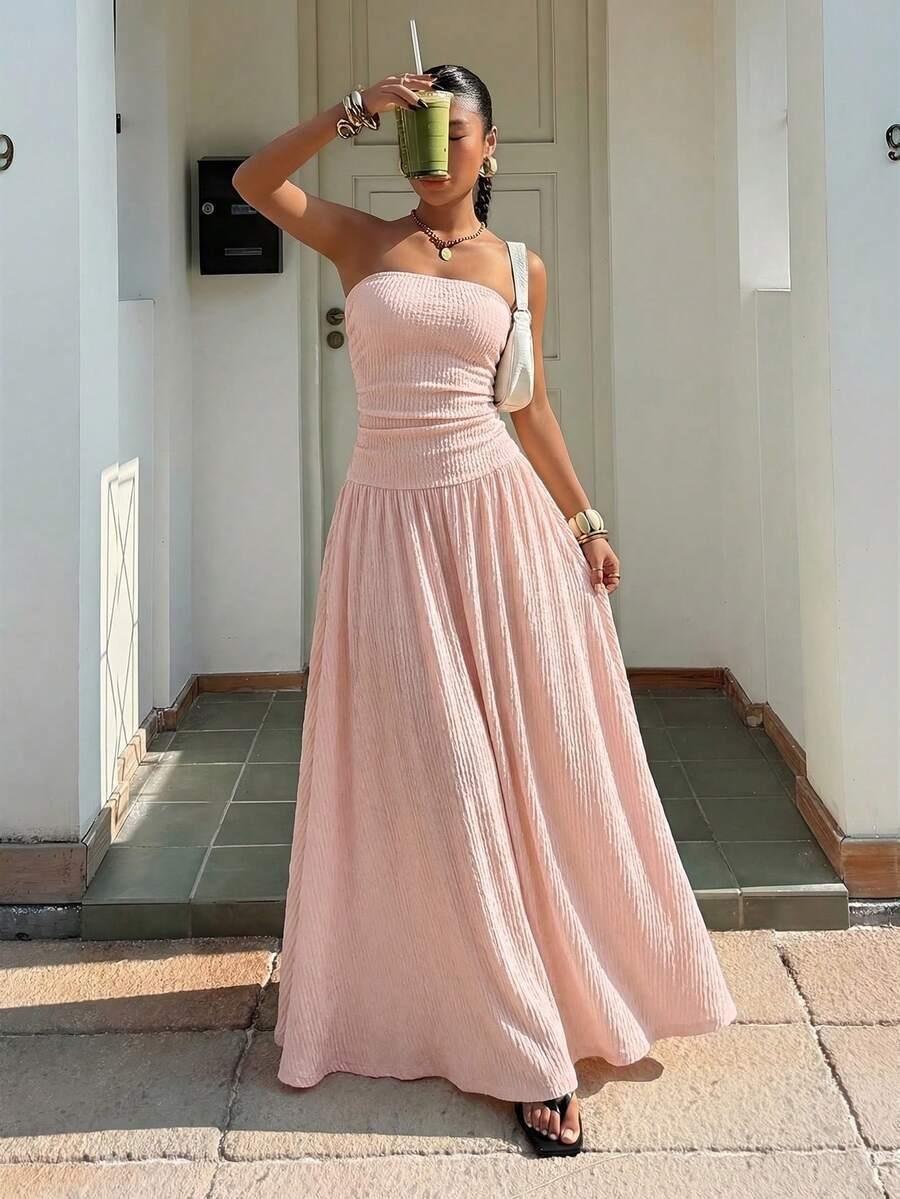 Longue Robe Bustier Élégante