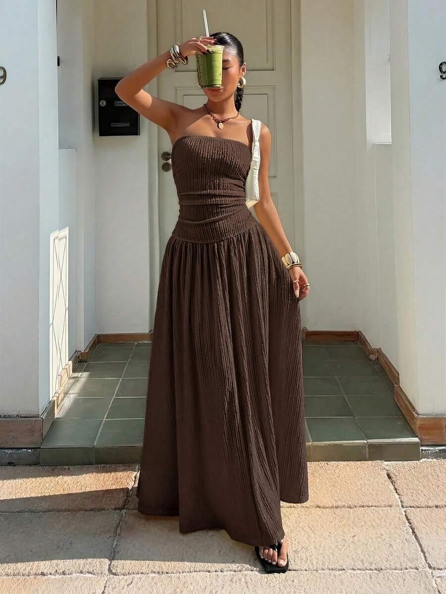 Longue Robe Bustier Élégante