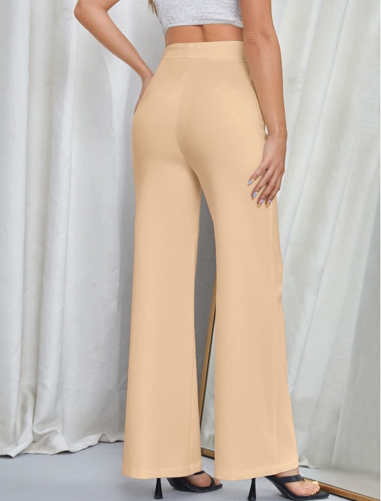 Eleganter Palazzo-Hose mit hohem Bund