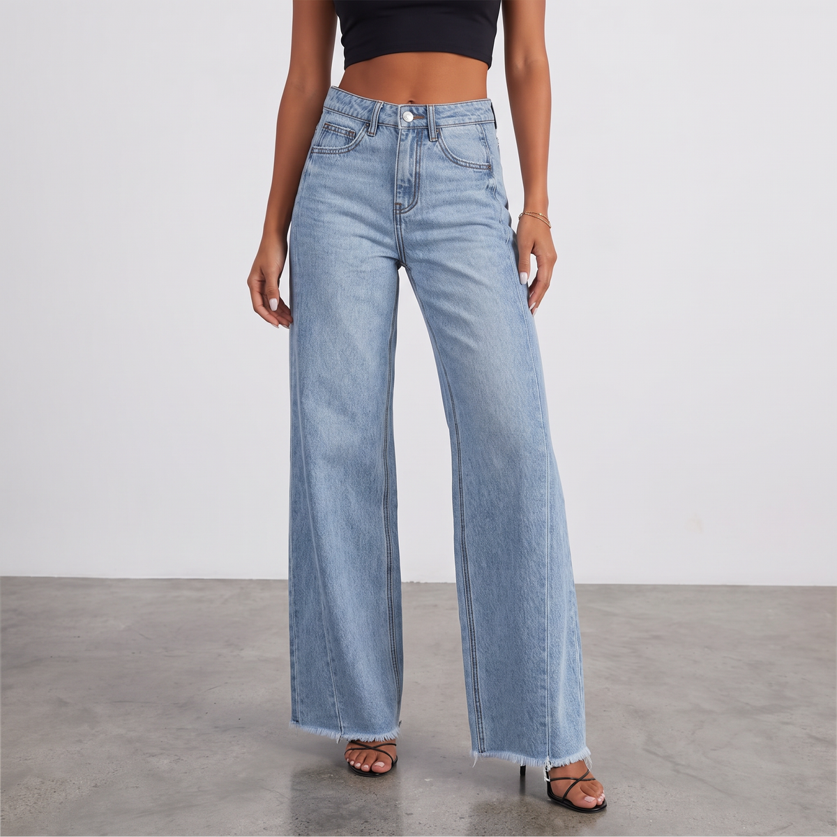 Sculpt Wide-Leg Jeans