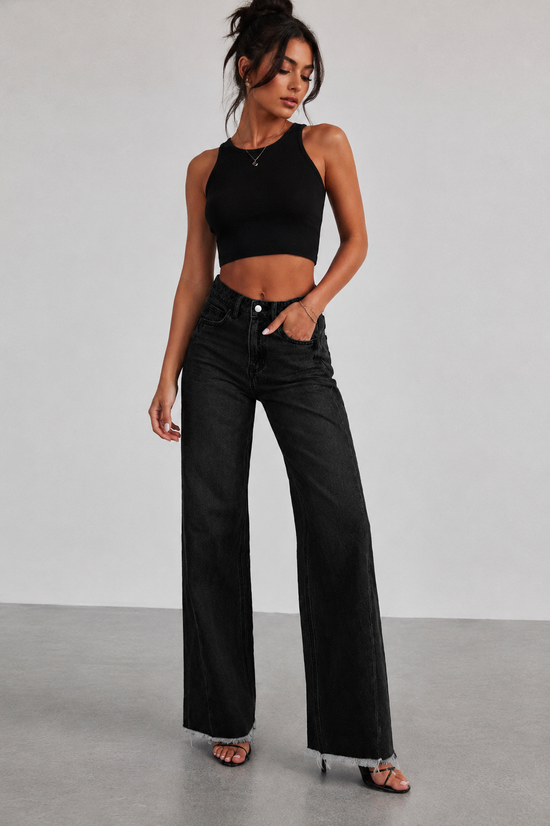 Sculpt Wide-Leg Jeans